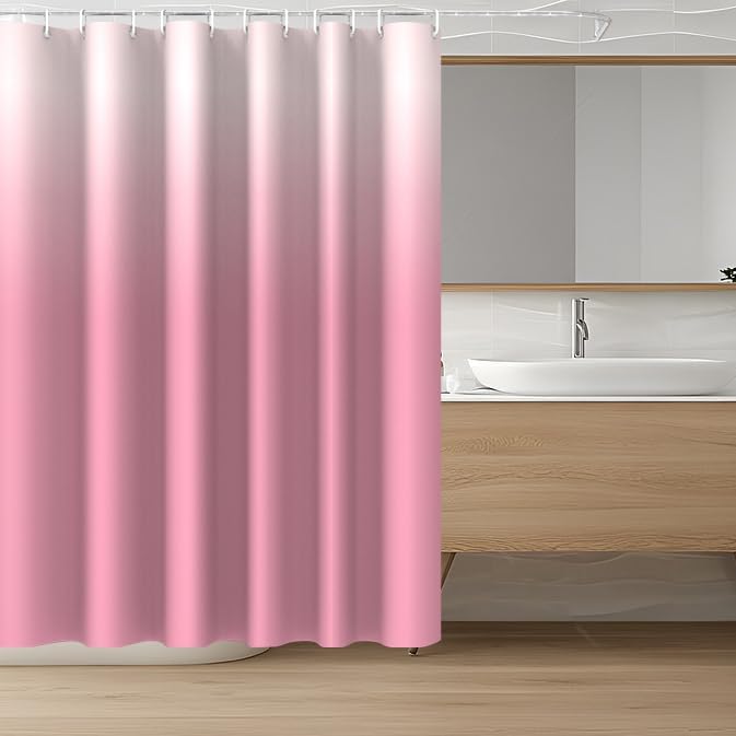 jssablo Shower Curtain Liner, 100% Waterproof Peva Shower Curtains with 3 Duty Heavy Bottom Magnets and 12 Rust Proof Grommets, 72x72 Weighted Shower Liner for Shower Stall, Bathtubs - Image 1